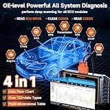FOXWELL OBD2 Scanner Diagnostic Tool NT726, All System Bidirectional Scan Tool, Code Reader for Cars and Trucks with 12 Resets, ABS Bleeding/Oil/EPB/SAS/D-PF/TPMS/Injector Coding/Throttle/BMS..., FCA 3