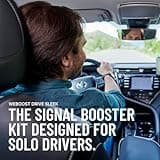 weBoost Drive Sleek - Model 470135 - Portable Signal Booster for Cars, SUVs, Trucks & Vans - 5G & 4G LTE Cellular Signal Booster for All US Carriers - Includes Booster & Antennas - FCC-Approved 2