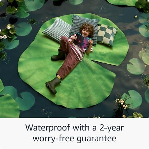 Amazon Kindle Paperwhite Kids 16GB (newest model) – larger 7" glare-free display – Kids read an average of 1+ hour per day with Kindle – Starfish 5