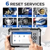 OBD2 Scanner TOPDON AD500, Oil SAS Throttle TPMS BMS EPB Reset, Engine ABS SRS Transmission, Diagnostic Scan Tool, AutoVIN, Car Check Engine Code Reader with Battery Test, Lifetime Wi-Fi Free Update 3