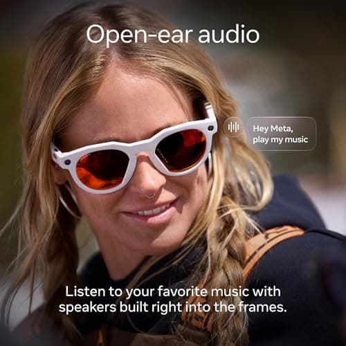 Oakley Meta HSTN, Warm Grey | Smart AI Glasses for Men, Women — Performance for Sports, Athletes - Camera, Audio, Video - 8 Hour Battery - 3K HD Resolution — Prizm™ Polarized Transitions® Lenses 4