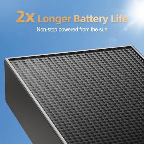 PM POPMAKE Solar Security Cameras Wireless Outdoor 2K Battery Powered AI Motion Detection 2-Way Talk Color Night Vision WiFi Waterproof SD/Cloud Storage Non-Stop Solar Panel Camera Outdoor Wireless 3