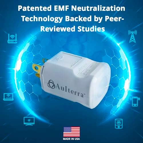 Aulterra EMF Neutralizer Whole House Plug to Neutralize Harmful Effects of EMFs in The Home Including 5G 2