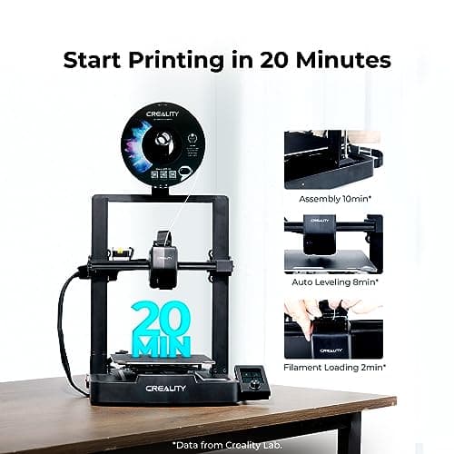 Creality Ender 3 V3 SE 3D Printer, 250mm/s Faster FDM 3D Printers with CR Touch Auto Leveling, Sprite Direct Extruder Auto-Load Filament Dual Z-axis & Y-axis, Printing Size 8.66 * 8.66 * 9.84 inch 3