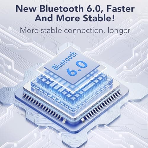 ERAZERL NE20 AI Translation Earbuds Real Time Wireless Bluetooth 6.0 AI Headphones LCD Touch Screen Support 148 Languages Translation Real Time Translator Earbuds Support Playing Music Phone Calls 5