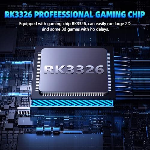 R36MAX Retro Handheld Game Console,128GB Open Source System Support 30+ Emulator Console,4.0 Inch IPS Screen Retro Gaming Console,4000mAh Battery,Portable Video Game Console for Christmas (Blue) 5