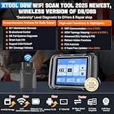 XTOOL D8W Wireless Bidirectional Scan Tool, 2025 OBD2 Scanner with Topology, FCA AutoAuth, 3-Year Updates, ECU C0ding, PMI, 42+ Resets, Full Diagnostic Scanner for Car, Crankshaft Relearn, CAN FD/DoIP 2