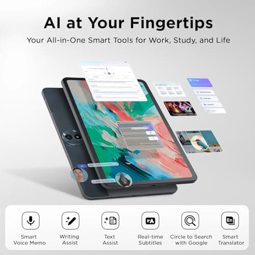 TCL NXTPAPER 11 Gen 2 Android Tablet, 11" Drawing Pad & Digital Notebook, Stylus & Flip Case Included, NXTPAPER 4.0 Display, Android 15, AI Tools, 6+6GB RAM, 64GB Storage, 8000mAh Battery, Gray 4