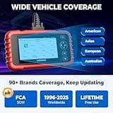 OBD2 Scanner LAUNCH CRP129X V2.0 Elite Scan Tool, Upgrade of CRP123X, 12 Reset Services, ABS/SRS/Transmission/ Check Engine Car Code Reader, Lifetime Free Update, FCA AutoAuth & Auto VIN, Battery Test 5