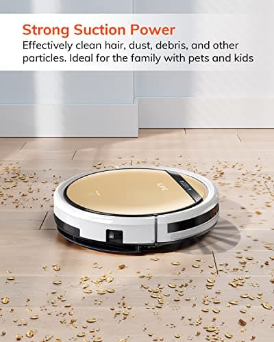 ILIFE V5s Plus Robot Vacuum and Mop Combo with Wi-Fi/App/Alexa, Automatic Self-Charging Robotic Vacuum Cleaner, Slim and Quiet, Cleans Hard Floors Carpets and Pet Hair (V5s Pro Upgrade Version) 2