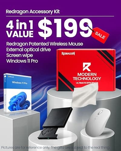 HP 15.6-inch Touchscreen Business Laptop - Intel 10-Core i7 1355U, FHD IPS Anti-Glare Display, Intel Iris Xe, Wi-Fi 6, BT 5.3, Windows 11 Pro, AI Copilot Key, Redragon Bundle (32GB RAM|1TB SSD) 2