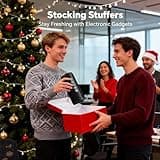 Ortizan Portable Bluetooth Speaker x Stocking Stuffers: IPX7 Waterproof, Wireless, Big Sound, Deep Bass, Dual Pairing, 30H Playtime, White Elephant Gift for Adults Men Women Teen Boys Girls (Black) 4