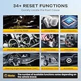 THINKCAR OBD2 Scanner Diagnostic Tool Lifetime Free, ThinkScan 689 Car Scan Tool with 34 Reset Function,Scanner for Car with 3000+ Active Test,Advanced ECU Coding BI-Directional,FCA Online Service 2