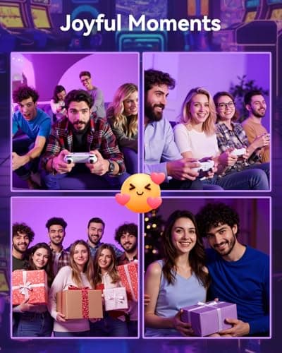 2026 Upgraded Retro Gaming Console, 20,000+ Retro Game Stick, Built-in Classic Video Games 23 Emulators, 4K HD HDMI TV Game Stick, Plug & Play Game Console for TV with 2 Wireless Controllers HQM15BT 5