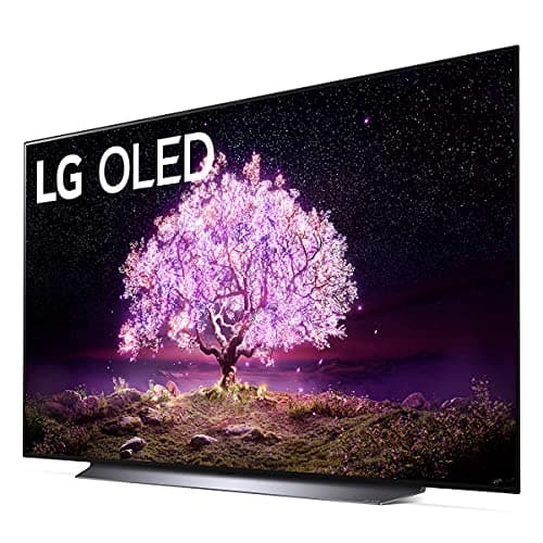 LG OLED C1 Series 55” Alexa Built-in 4k Smart TV (3840 x 2160), 120Hz Refresh Rate, AI-Powered 4K, Dolby Cinema, WiSA Ready, Gaming Mode (OLED55C1PUB, 2021) 4