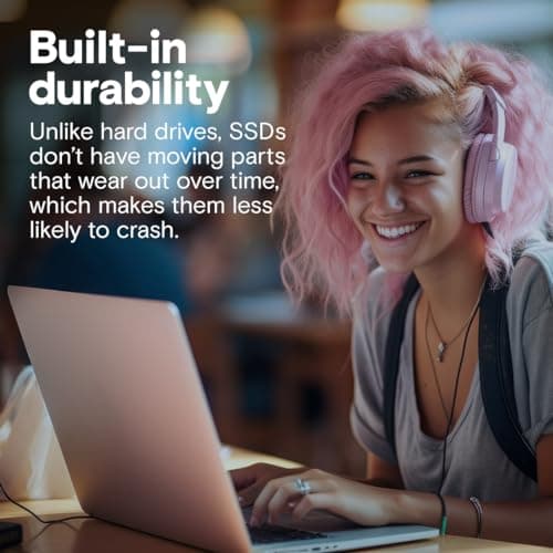 Crucial BX500 1TB 3D NAND SATA 2.5-Inch Internal SSD, up to 540MB/s - CT1000BX500SSD1, Solid State Drive 2