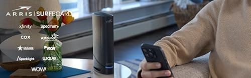 ARRIS (G18) - Cable Modem Router Combo - Fast DOCSIS 3.1 Multi-Gigabit WiFi 6 (AX1800), Approved for Comcast Xfinity, Cox, Spectrum & More 3