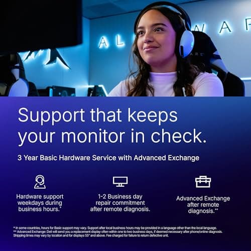 Alienware 34 Curved Gaming Monitor – AW3425DWM - 34-inch WQHD 180Hz 1ms Display, 1500R, AMD FreeSync Premium, VESA AdaptiveSync. 4