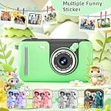Makolle Kids Camera, Birthday Gifts for Boys and Girls Age 3-8,Video Recorder for Kids 8-12,Childrens Digital Camcorder for vlogging Portable Kids Selfie Camera with 32GB SD Card Green 4