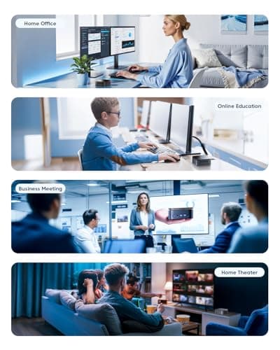 KAMRUI Pinova P1 Mini PC Computer, AMD Ryzen 3300U Processor, 16GB DDR4 RAM 256GB M.2 SSD, Mini Desktop Computer Support Triple 4K, USB-C, WiFi, Bluetooth, Ethernet, HTPC for Business, Education, Home 5