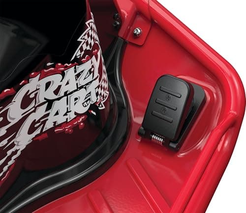 Razor Crazy Cart - 24V Electric Drifting Go Kart - Variable Speed, Up to 12 mph, Drift Bar for Controlled Drifts, One Size, Black/Red 4