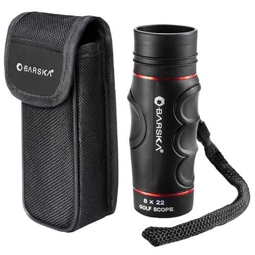 Barska Blueline 8x22 Waterproof Golf Scope Monocular with Built-in Internal Distance Reticle
