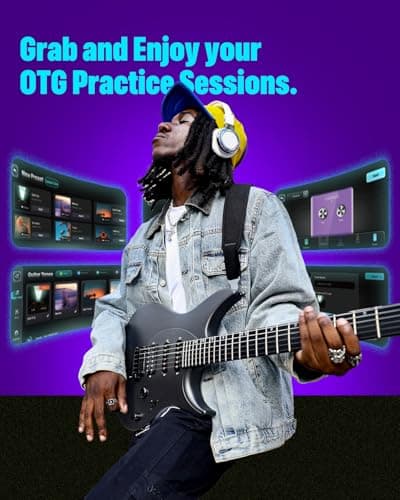 Enya Electric Guitar Inspire 39" Smart Electric Carbon Fiber Guitarra with 15W Wireless Speaker, 20 Distinct Tones, Onboard Presets, Charging Cable, Adjusting Wrench, and Gig Bag 5