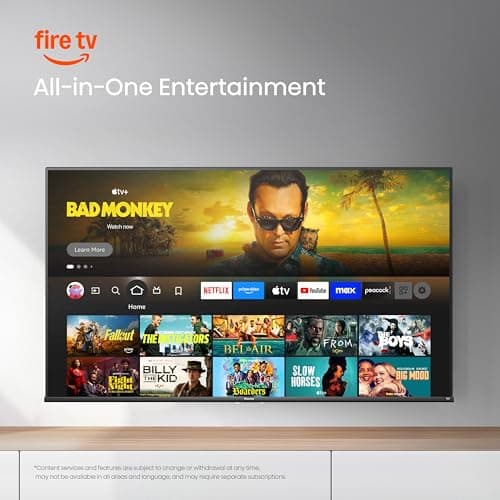 Hisense 55" Class A7 Series (55A7NF,2025 Model) 4K UHD Smart Fire TV, Voice Remote with Alexa, Wide Color Gamut, HDR10+, Dolby Vision, Dolby Atmos, Game Mode, ALLM, Stream Live TV Without Cable 2
