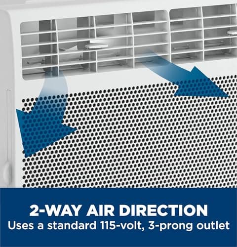 GE Window Air Conditioner Unit, 5,000 BTU for Small Rooms up to 150 sq ft. with Manual Adjustable Fan and Cooling Settings, Perfect for Small Bedroom or Living Room, Easy Install Kit Included, White 4