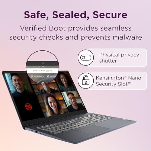 Lenovo IdeaPad 3i Chromebook, 15.6” FHD Display, Intel Celeron N4500, 8GB RAM, 64GB eMMC, 1920x1080 px, 720p Camera, Chrome OS, Abyss Blue 2