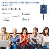 Cell Phone Booster for Home Office, Up to 2500 Sq.Ft, Cell Phone Signal Booster for Band 5/12/13/17, Boost 5G 4G LTE 3G Data for All U.S. Carriers 2