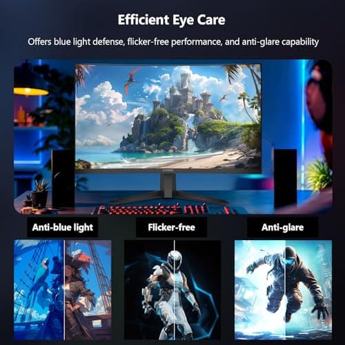 Z-Edge 27 inch Curved Gaming Monitor, FHD 1080P 300Hz 280Hz 240Hz Curved Monitor 1500R Computer Monitor, MPRT 1ms Monitor, 16.7M Colors, UG27S 2X DP 1.4 Ports and 2X HDMI 2.0 Ports 4