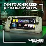 Logitech G Cloud Handheld Portable Gaming Console with Long-Battery Life, 1080P 7-Inch Touchscreen, Lightweight Design, Xbox Cloud Gaming, NVIDIA GeForce NOW, Google Play 4