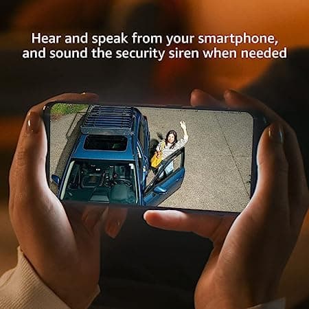 Blink Wired Floodlight Camera - Smart security camera, 2600 lumens, HD live view, enhanced motion detection, built-in siren, Works with Alexa – 1 camera (Black) 3