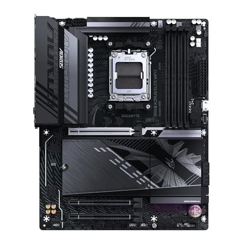 GIGABYTE B850 AORUS Elite WIFI7 Motherboard - AMD Ryzen 9000 Series CPUs, 14+2+2 Phases Digital VRM, up to 8200MHz DDR5 (OC), 1xPCIe 5.0 + 2xPCIe 4.0 M.2, 2.5 LAN, WiFi 7, USB 3.2 Gen 2x2 2