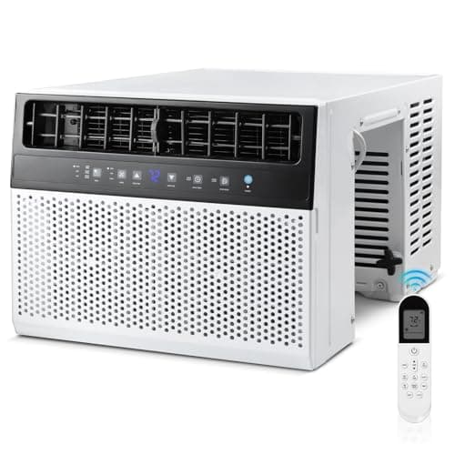 Antarctic Star 12,000 BTU Window Air Conditioners Cools up to 550 Sq. Ft, U-Shaped Air Condtioner Window Unit with 6 Modes 24H Timer, Energy-saving Window AC Units, Easy to Install, White