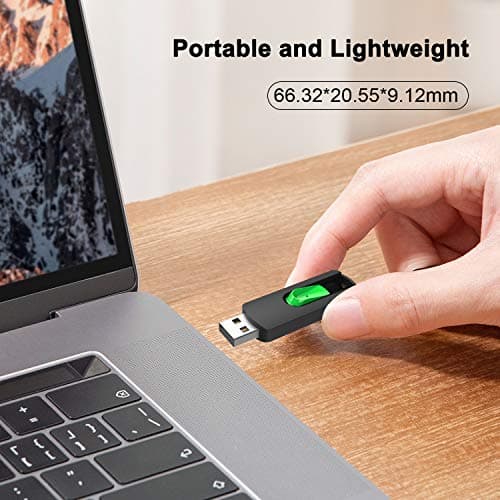128GB Flash Drive Aiibe USB Flash Drive 128 GB Thumb Drive USB 2.0 Memory Stick Zip Drive Backup Jump Drive Single 128GB 128G USB Drive for PC Laptop 2