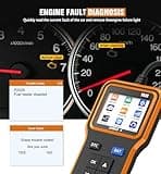 UMEIJA OBD2 Scanner with Upgrade Battery Tester - Diagnostic Tool for Cars That Check Engine Light & Emissions Readiness Read and Clears Vehicle Error Codes for All OBD II Protocol Vehicles Since 1996 4