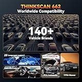 THINKCAR THINKSCAN 662 OBD2 Scanner,Car Diagnostic Tool with Bidirectional Active Test,Car Scanner Engine ABS SRS Transmission,Scanner for Car with 12 Reset,CAN FD & FCA SGW,Lifetime Free Update 4