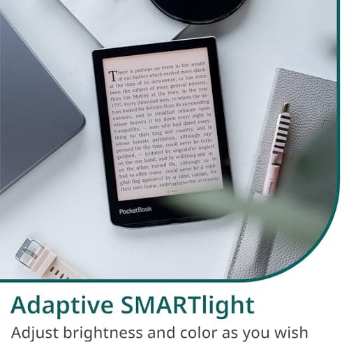 PocketBook Verse Pro E-Reader Waterproof | Eye-Friendly 6'' E-Ink Carta™ HD Touchscreen | Audio-Book & E-Book Reader | Text-to-Speech Function | SMARTlight | 16GB | WiFi & Bluetooth | Red 3