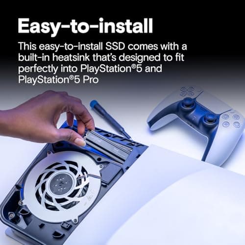 Crucial P310 2280 2TB PCIe Gen4 NVMe Gaming PS5 SSD with Heatsink, Up to 7,100MB/s, PlayStation5, Laptop & Desktop (PC) Compatible, Solid State Drive - CT2000P310SSD5-01 5