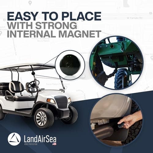 LandAirSea 54 GPS Tracker - Made in the USA from Domestic & Imported Parts. Long Battery, Magnetic, Waterproof, Global Tracking. Subscription Required 5