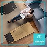 RIF6 L Shaped Modern Computer Home Office Gaming Desk with Keyboard Tray and Cable Management, Easy Assembly, Black 5