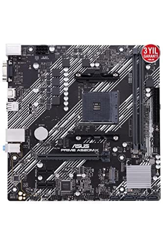 ASUS Prime A520M-K, AMD AM4, MATX, 64GB DDR4, 2 X DIMM, D-SUB, HDMI, PCIE 5