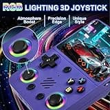 Colourbing RG36PRO Retro Video Game Console - Open Source System,3.5"IPS Screen,64G TF card,3000mAh Battery,Support 30,000+ Classic Retro Video Games for Teen or Partner - Gift for Christmas - Purple 2