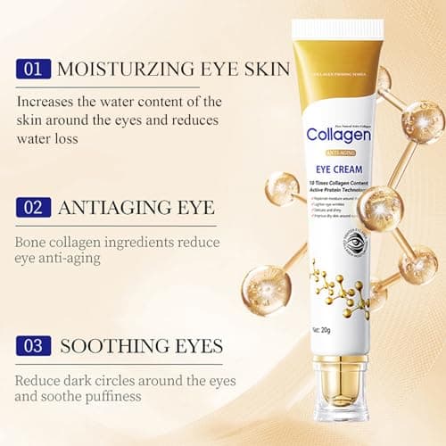 Collagen Skin Care Set, 6Pcs Anti Aging Face Care Sets for Women, Firming Skin, Shrink Pores, Smooth Wrinkles, Hydrating Skin Care Set Include Serum Face Cream Eye Cream Toner Cleanser Facial Mask1 5