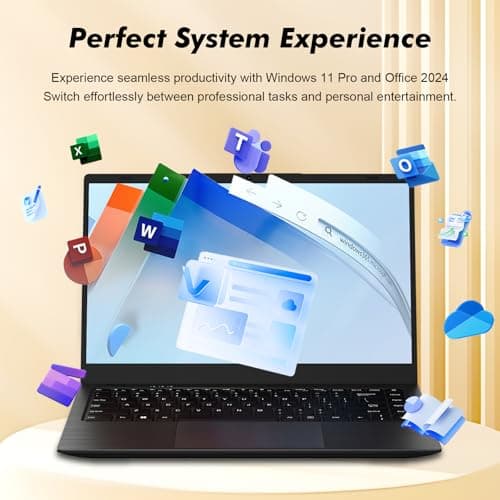 SHBIV Laptop Computer, Laptop with Gold 6500Y (Beat N5095, Up to 3.4GHz), 32GB RAM 512GB SSD, 1080P FHD IPS Display, Bluetooth, WiFi, HDMI, Type-C, 38WH Battery, Lightweight Laptops 3