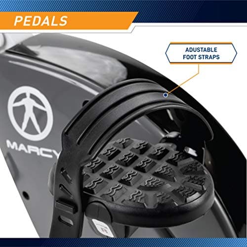 Marcy Foldable Exercise Bike with Adjustable Resistance for Cardio Workout and Strength Training NS-652 5