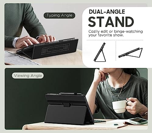 MoKo for Amazon Kindle Fire Max 11 Case (13th Generation, 2023 Release) 11" - Slim Folding Stand Cover Case for Fire 11 Tablet with Auto Wake/Sleep, Black 4