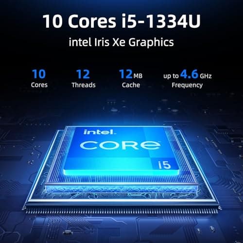 Dell Inspiron 15 Business Laptop, 15.6" FHD Touchscreen, Intel 10-Core i5-1334U, 16GB RAM 512GB SSD Wi-Fi 6, Win 11 Pro, Laptop Computer for Work School Home Office Professional Use 5